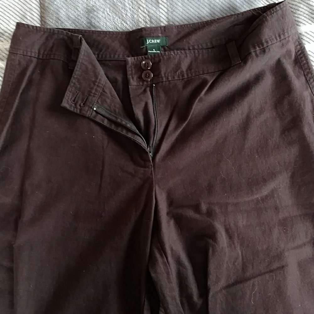 Wide leg JCrew linen pants